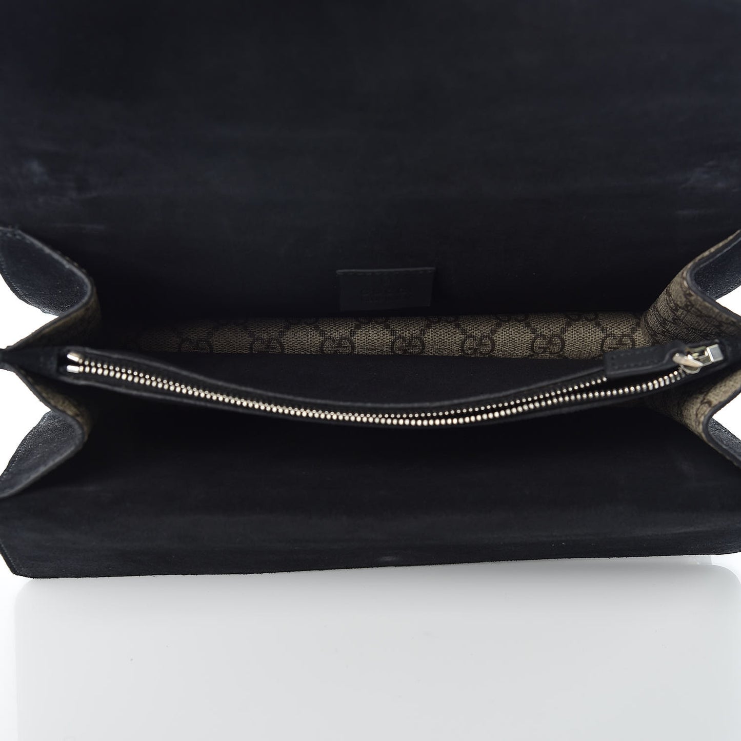 GG Supreme Monogram Crystal Small Dionysus Shoulder Bag Black