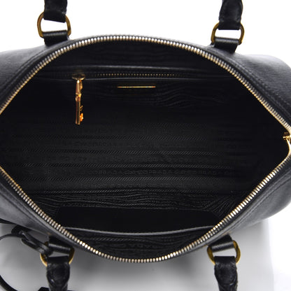 Prada Saffiano Lux Bowler Black 6 of 8