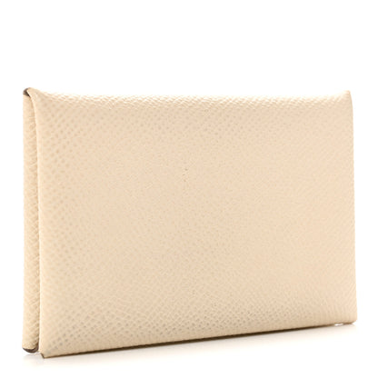 Hermes Epsom Calvi Card Case Craie 3 of 7