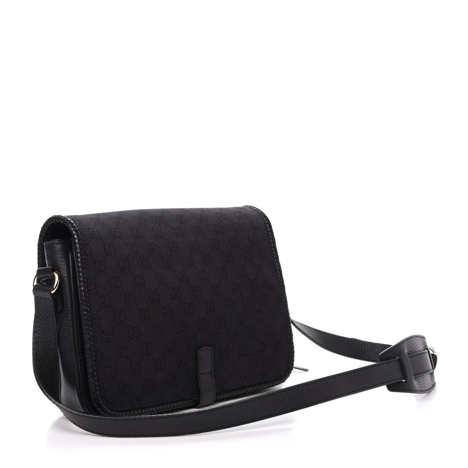Gucci Monogram Medium Marrakech Messenger Bag Black 3 of 11