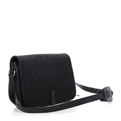 Gucci Monogram Medium Marrakech Messenger Bag Black 3 of 11