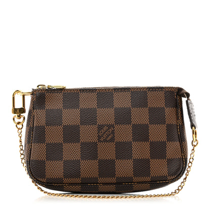 Louis Vuitton Damier Ebene Mini Pochette Accessories 1 of 7