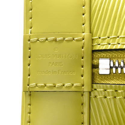 Louis Vuitton Epi Jacquard Alma BB Yellow Citron 6 of 9