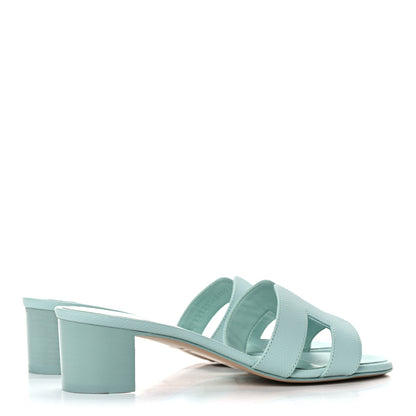 Hermes Epsom Oasis Sandals 36 Vert Embrun 4 of 11
