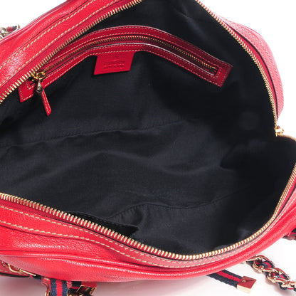Gucci Leather Capri Small Bowler Red 5 of 7