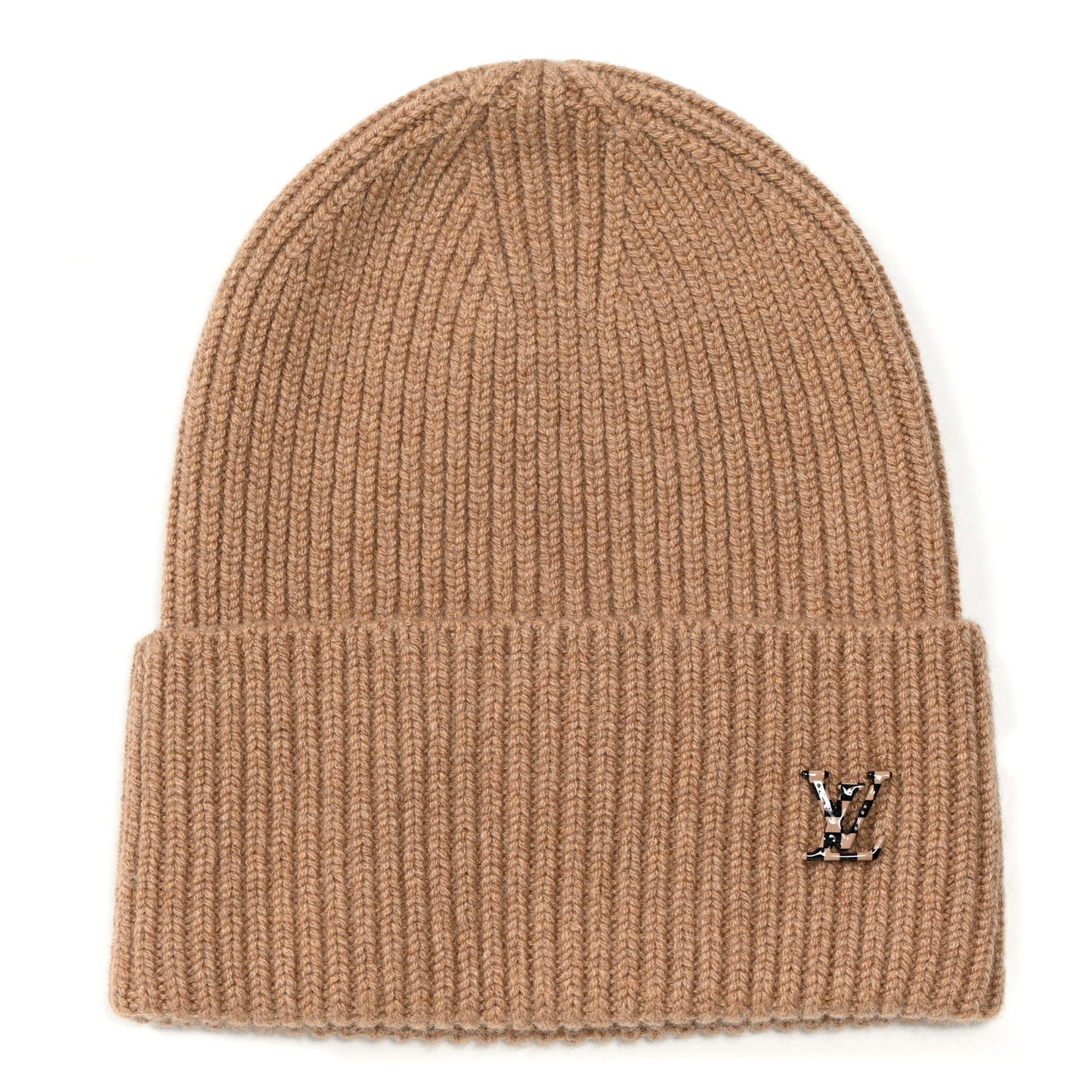 Cashmere LV Ahead Bonnet Beanie Camel