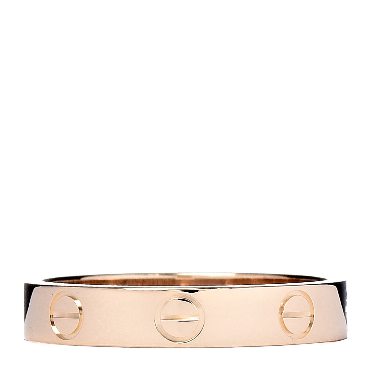 Cartier 18K Yellow Gold 3.5mm LOVE Wedding Band Ring 54 6.75 1 of 5