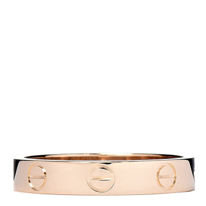 Cartier 18K Yellow Gold 3.5mm LOVE Wedding Band Ring 54 6.75 1 of 5