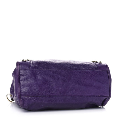 Balenciaga Agneau Classic Gold Hardware Velo Dark Violet 4 of 9