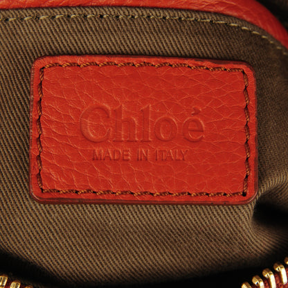 Chloe Calfskin Medium Marcie Satchel Whiskey 6 of 8