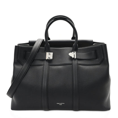 Louis Vuitton Millesime Calfskin Georges Tote GM Black 1 of 10