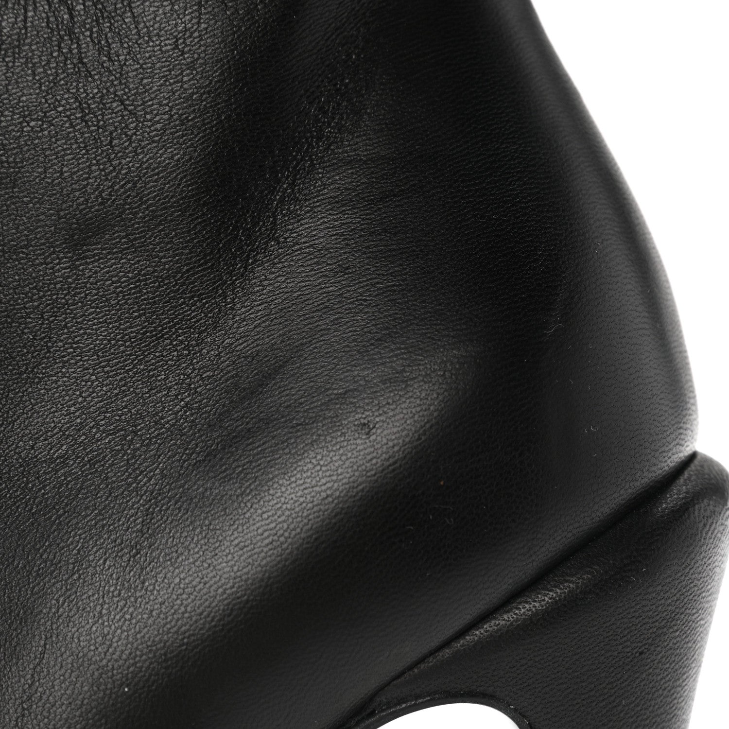 Chanel Lambskin Patent CC Cap Toe Platform Ankle Boots 39 Black 10 of 11