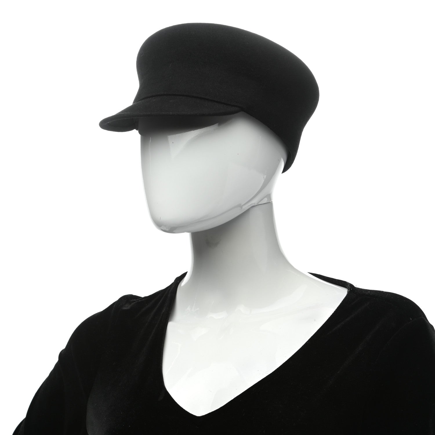 Christian Dior Felt Cap 58 Black 2 of 8