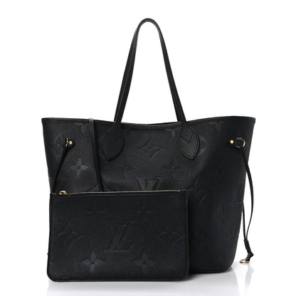 Louis Vuitton Empreinte Monogram Giant Neverfull MM Black 1 of 9