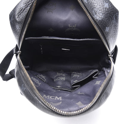 MCM Visetos Studded Small Dual Stark Backpack Black 4 of 8