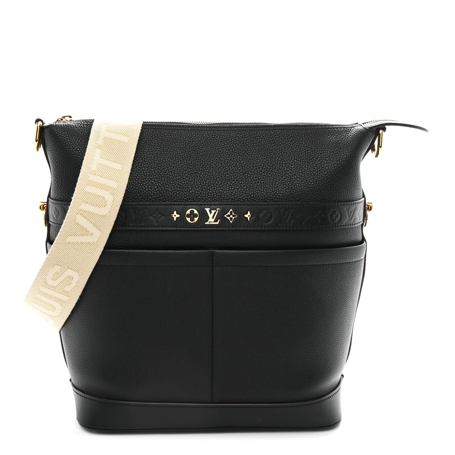 Louis Vuitton Calfskin Cruiser GM Black 1 of 10