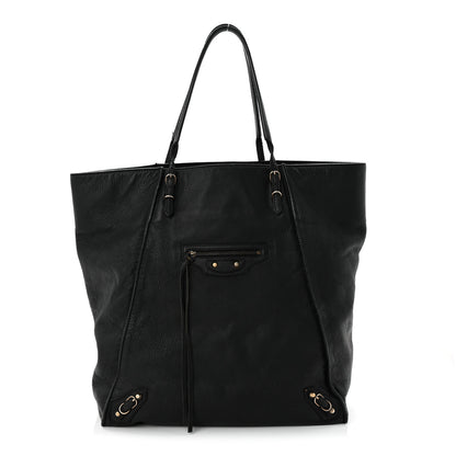 Balenciaga Veau Papier Basket Tote Black 1 of 12