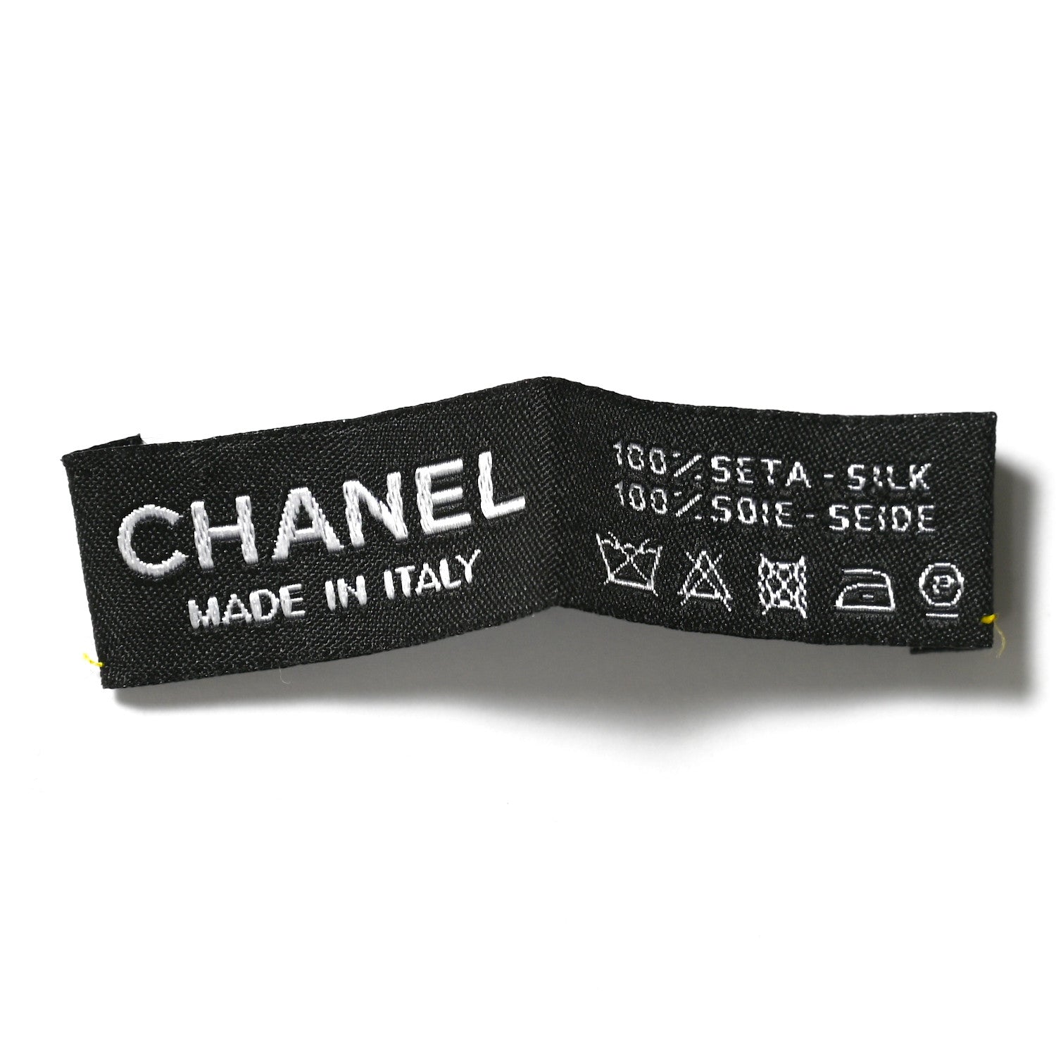 Chanel Silk X Ray Scarf Yellow 3 of 4