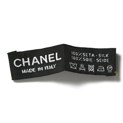 Chanel Silk X Ray Scarf Yellow 3 of 4