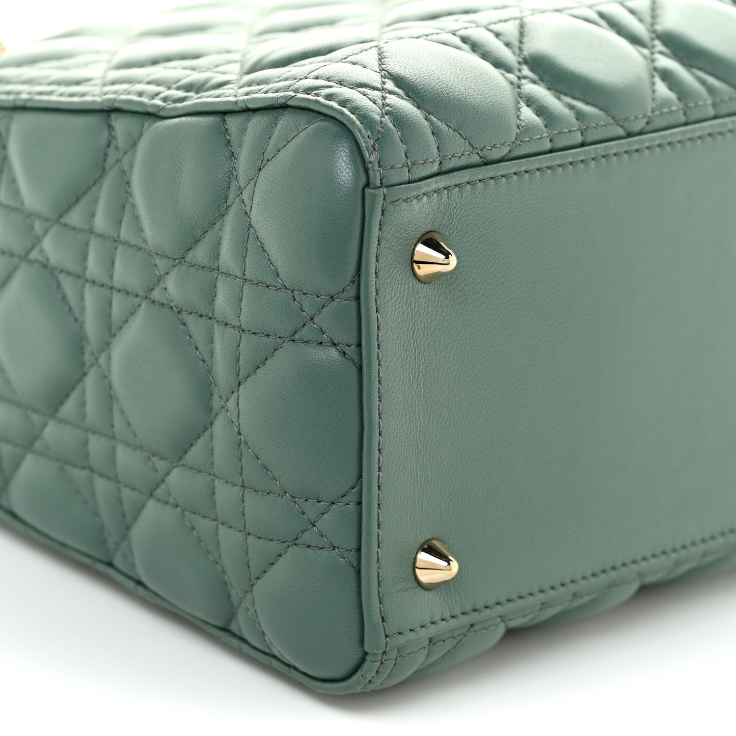 Lambskin Cannage Medium Lady Dior Orage