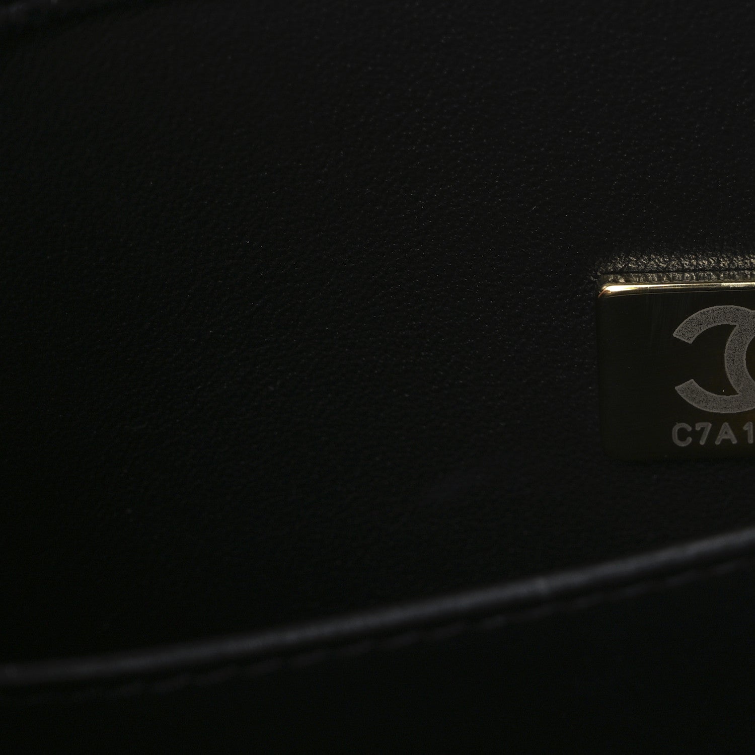 Chanel Caviar Quilted Large CC Shopping Tote Black 7 of 10