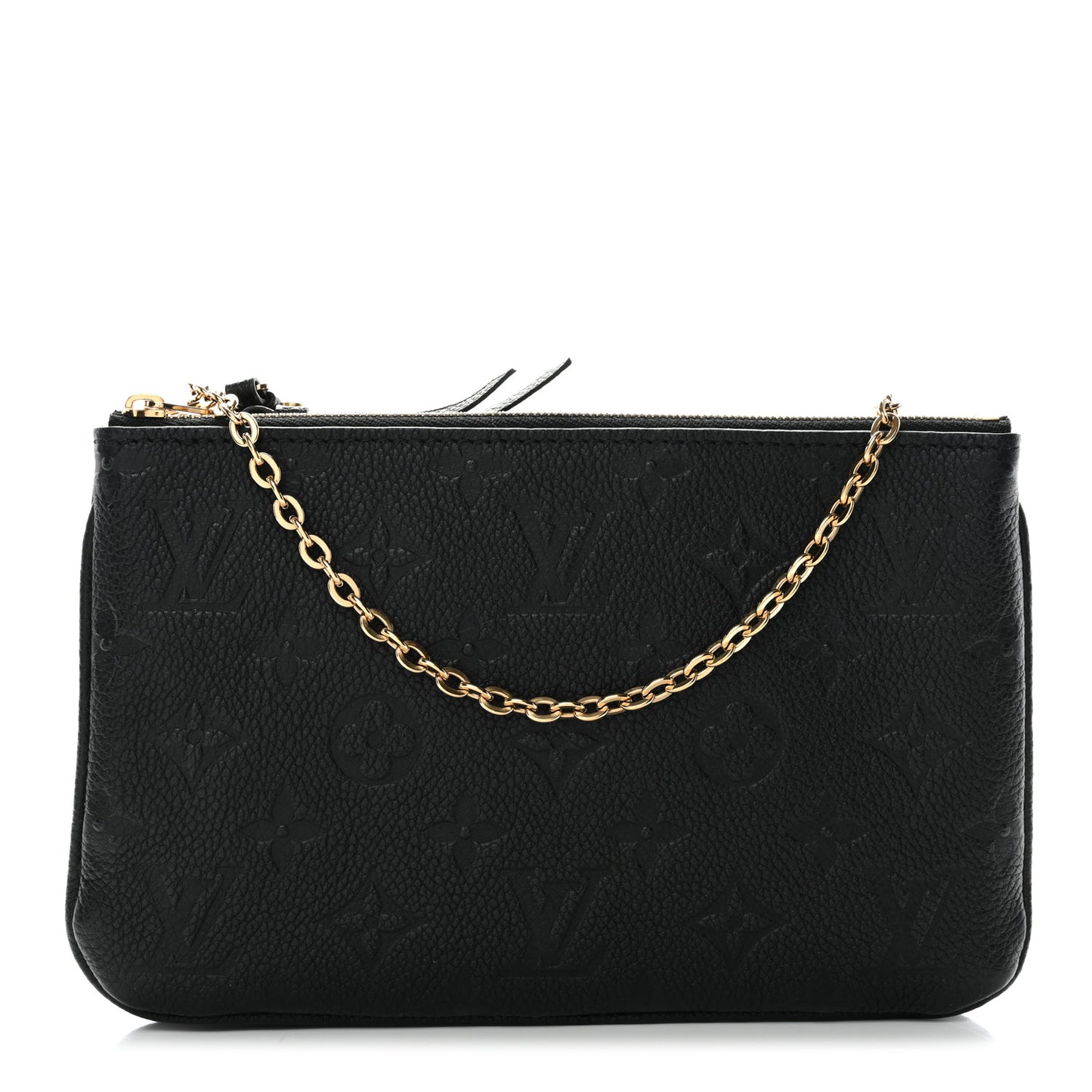 Empreinte Double Zip Pochette Black