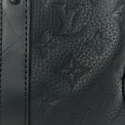 Louis Vuitton Monogram Taurillon Keepall Bandouliere 25 Black 8 of 10