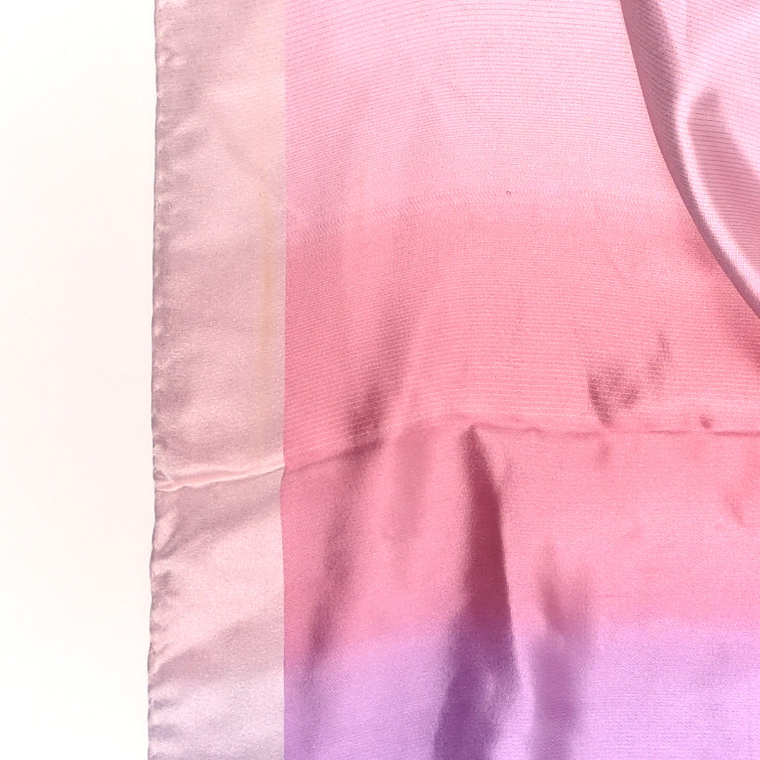 Chanel Silk CC Tie Dye Long Scarf Pink White Multicolor 3 of 4