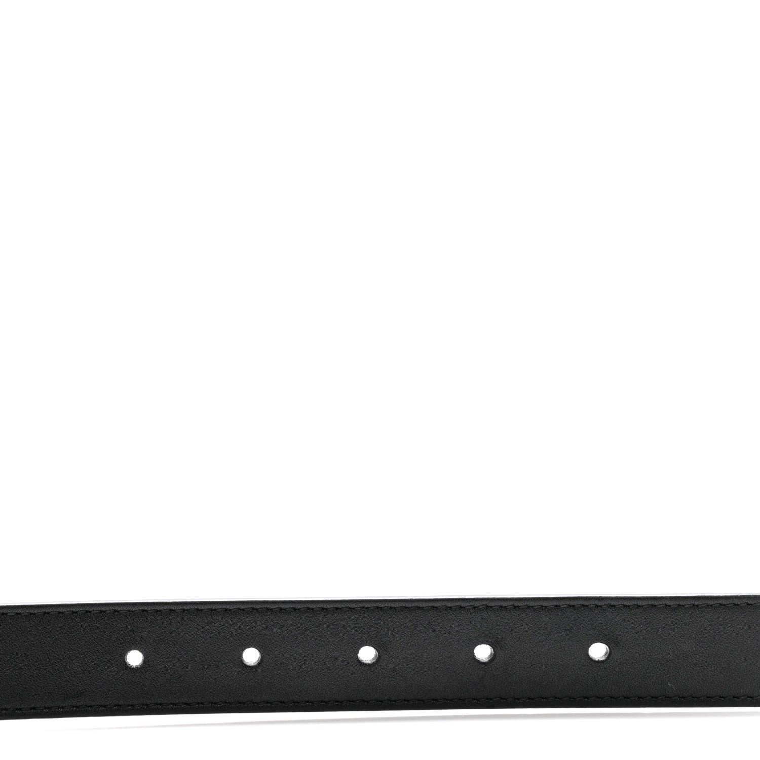 Gucci Moon Calfskin Torchon Double G 25mm Belt 90 36 Black 3 of 7