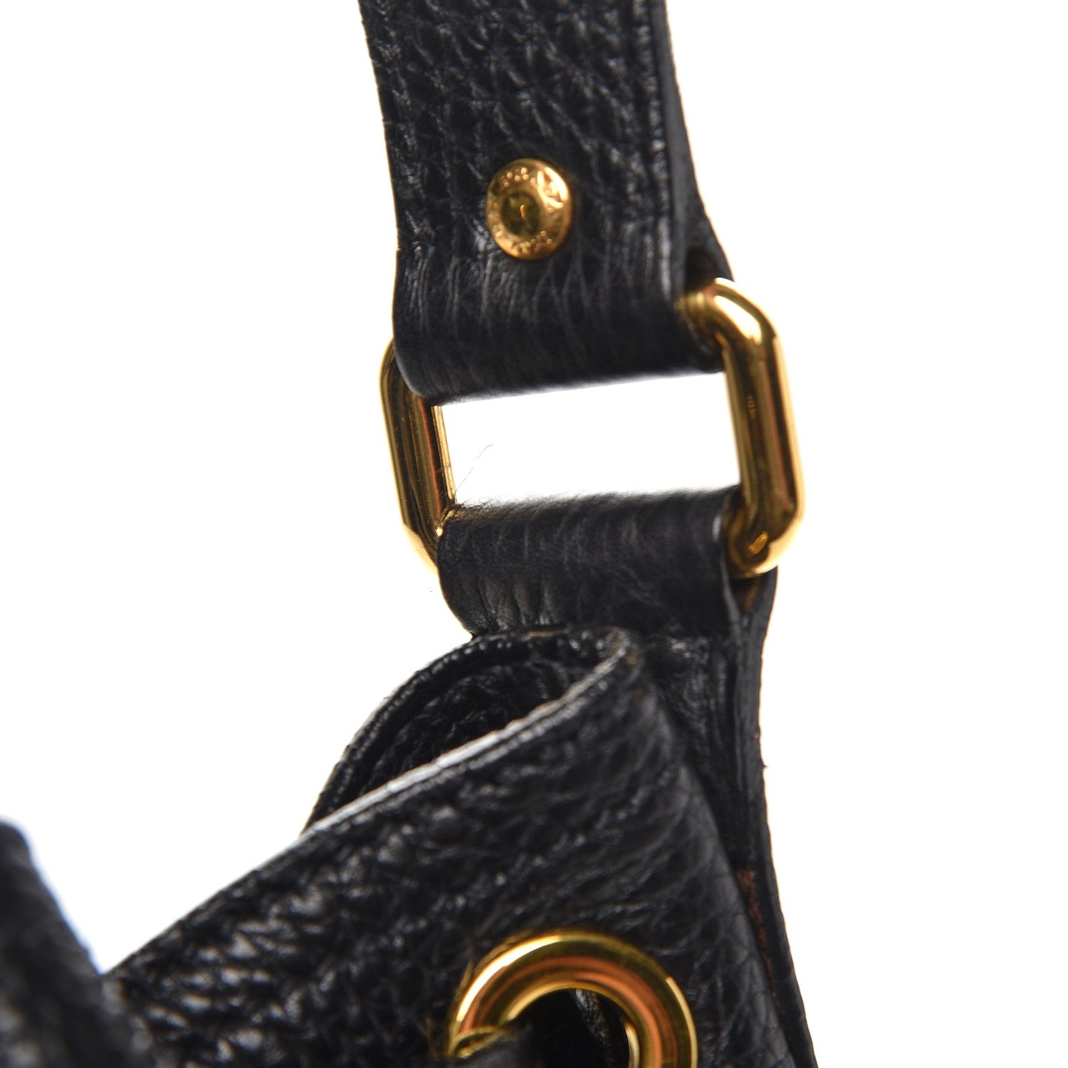Prada Vitello Daino Drawstring Bucket Nero Black 9 of 10