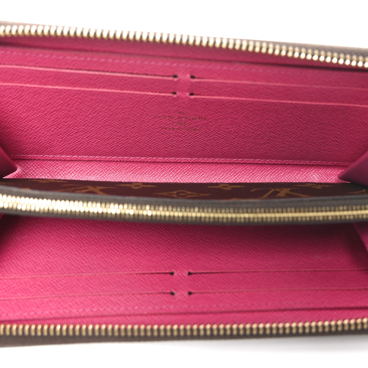 Louis Vuitton Monogram Clemence Wallet Fuchsia 5 of 6