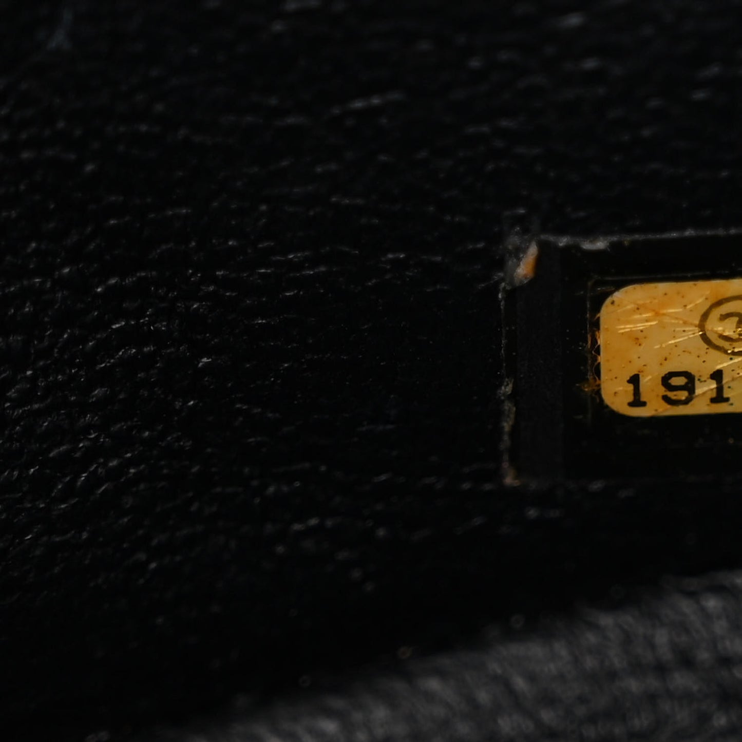 Patent Calfskin Quilted Mini Rectangular Flap Black