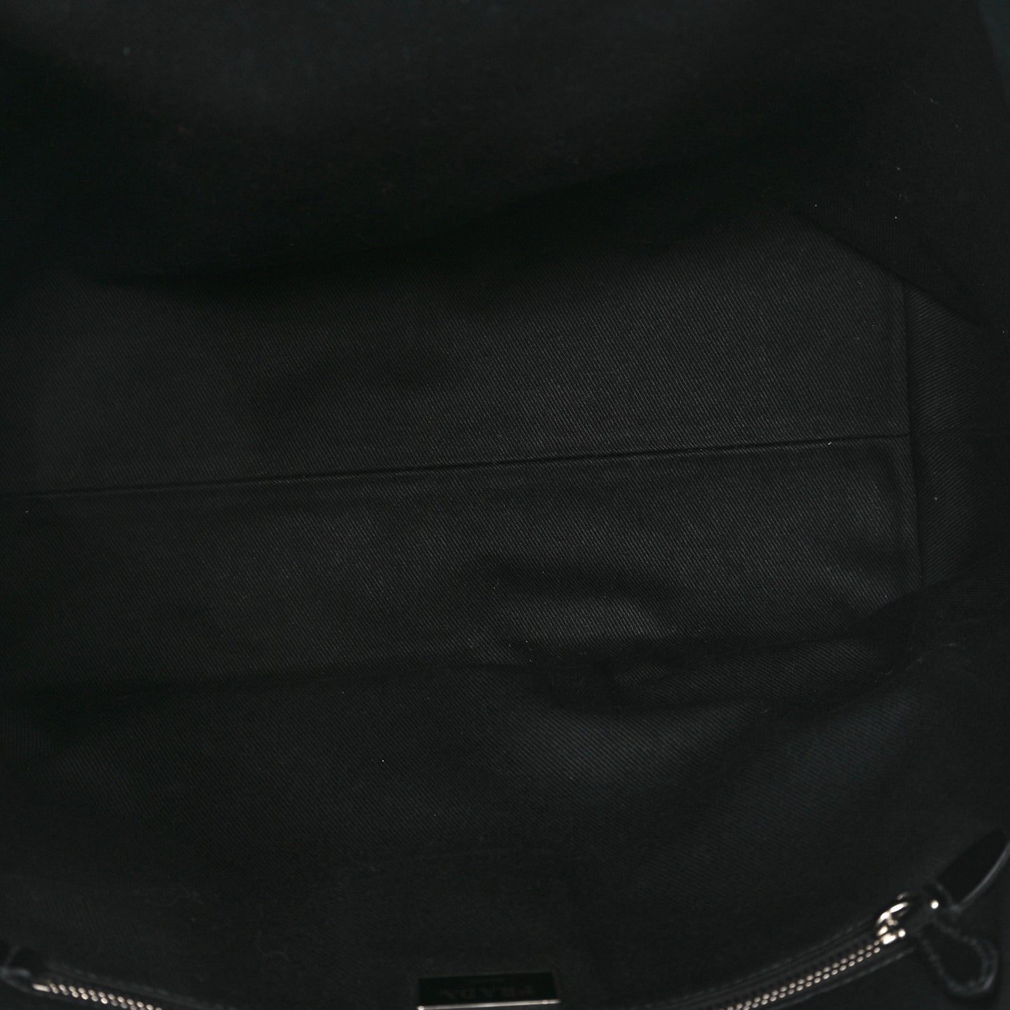 Canvas Embroidered Drill Tote Black