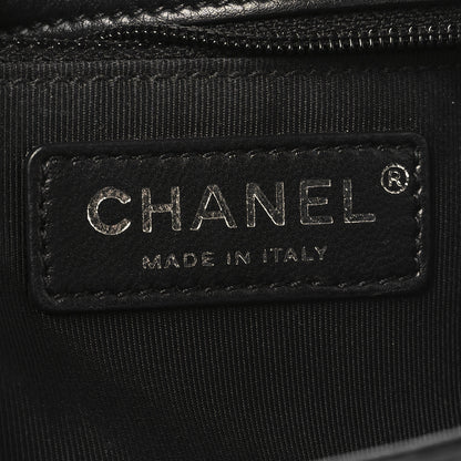 Chanel Calfskin Quilted Small Frame In Chain Flap Black 6 of 10