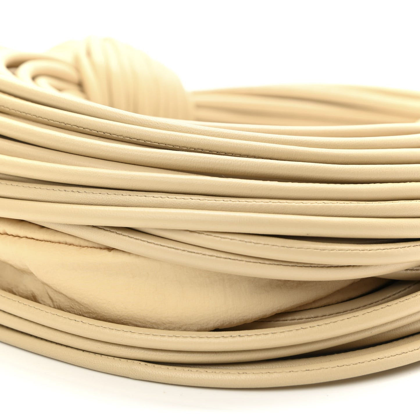 Nappa Mini Tubular Double Knot Porridge