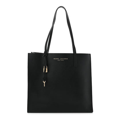 Marc Jacobs Grained Calfskin Grind Shopper Tote Black 1 of 11