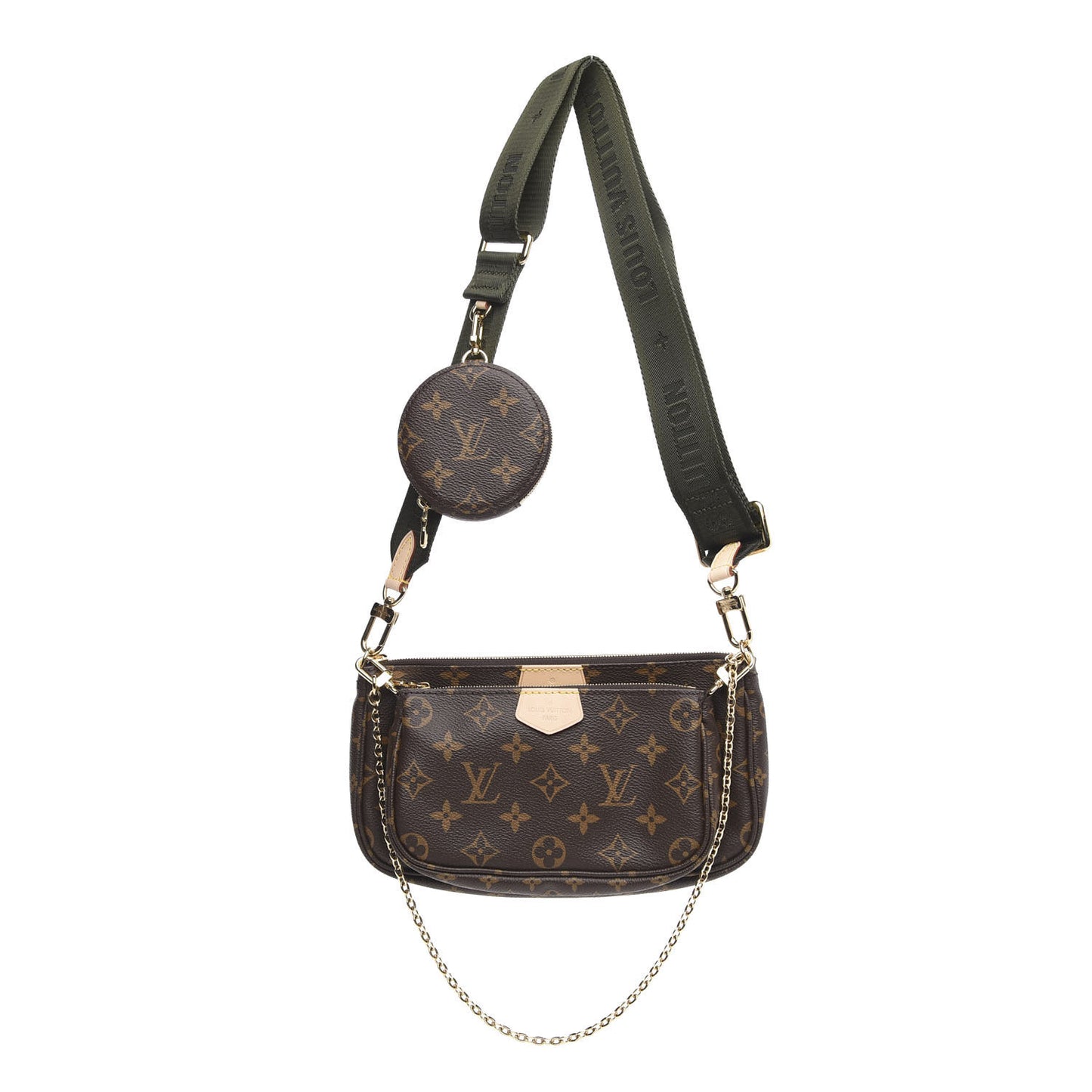 Monogram Multi Pochette Accessories Kaki