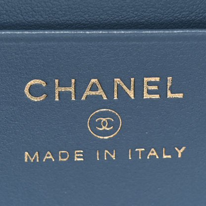 Chanel Denim Quilted CC Pearl Crush Camera Case Blue 7 of 13