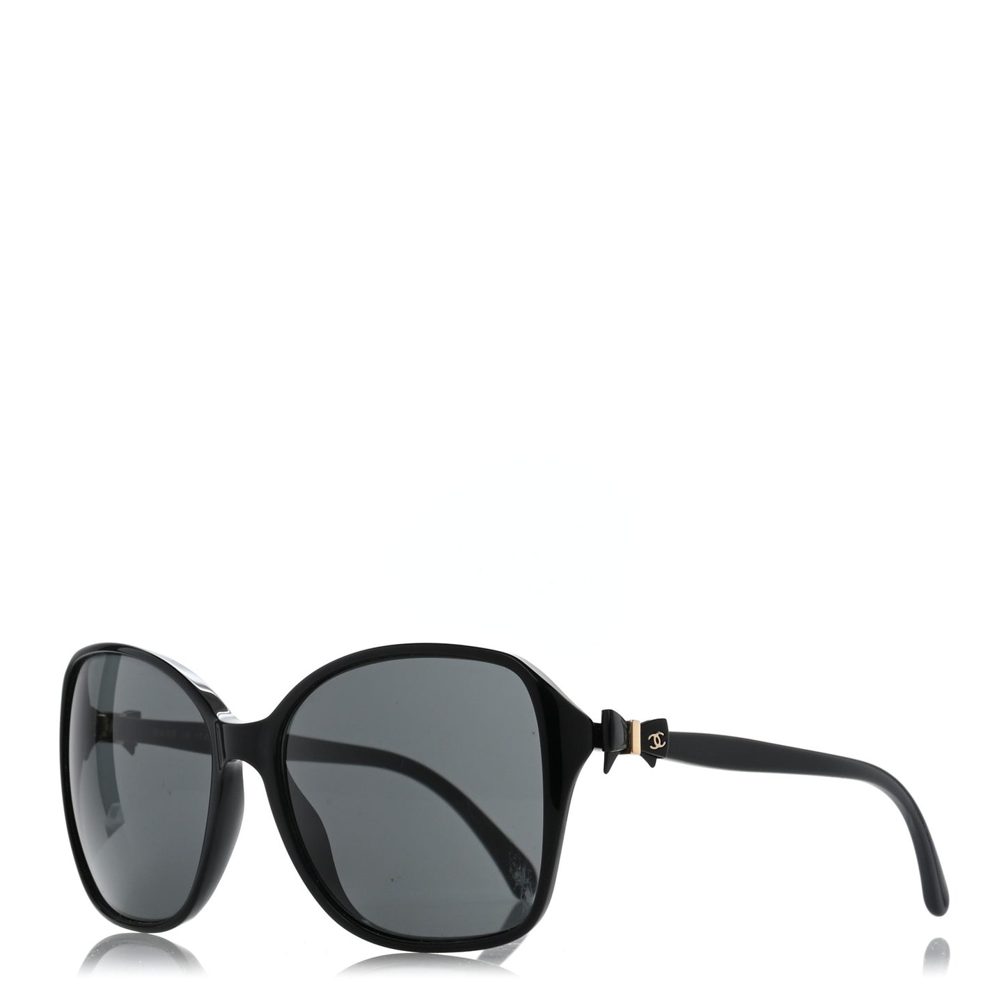 Acetate CC Bow Sunglasses 5205 Black