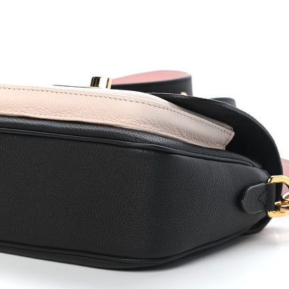 Louis Vuitton Grained Calfskin Lockme Tender Black 5 of 7