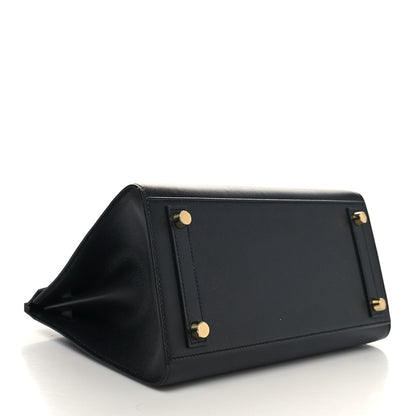 Hermes Madame Calfskin Birkin Sellier 25 Black 4 of 13