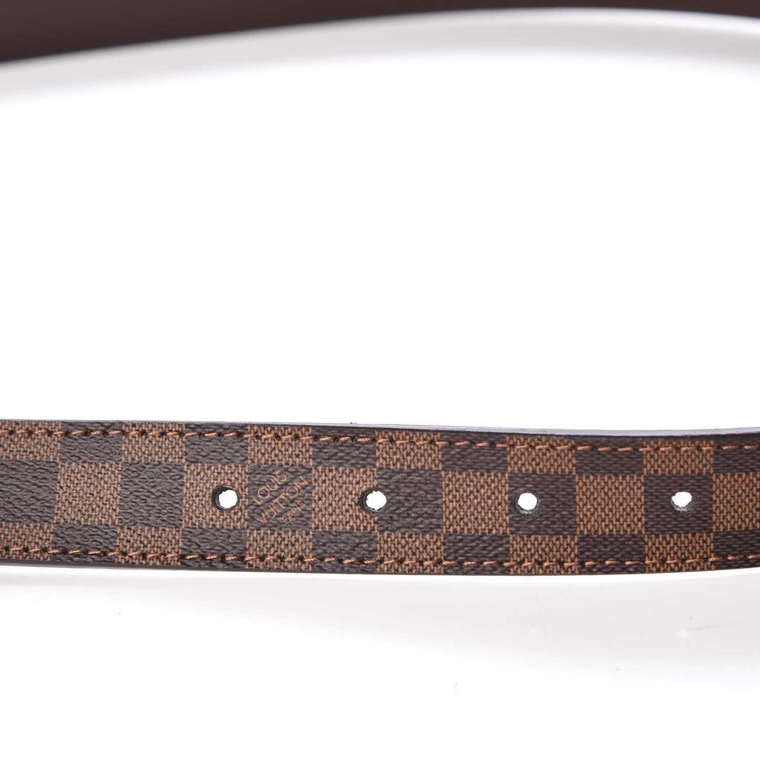 Louis Vuitton Mini Damier Ebene 25mm LV Initiales Belt 90 36 6 of 8