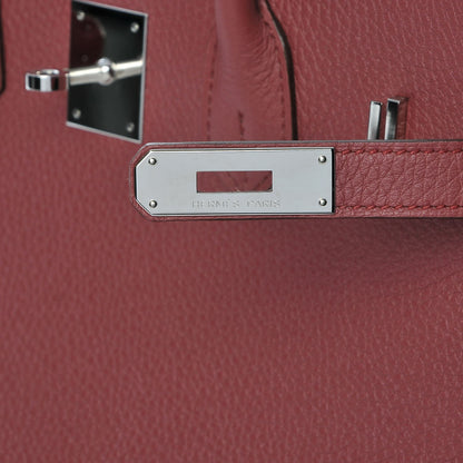 Hermes Taurillon Clemence Birkin 35 Bois de Rose 15 of 30