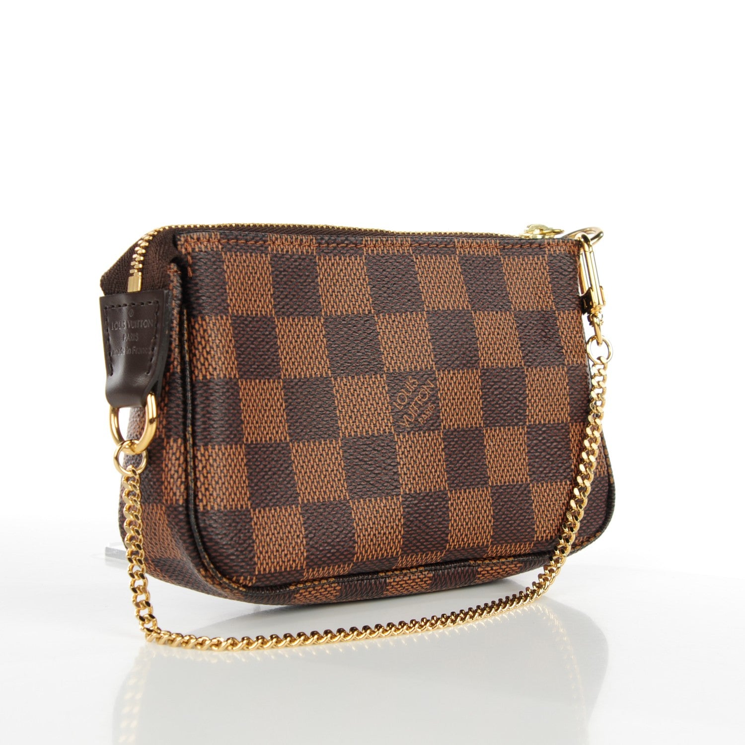 Louis Vuitton Damier Ebene Mini Pochette Accessories 3 of 8