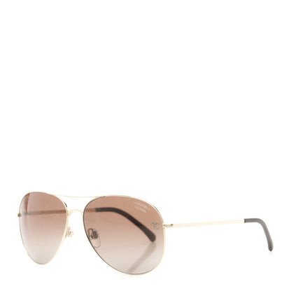 Chanel Aviator CC Sunglasses 4189-T-Q 1 of 9