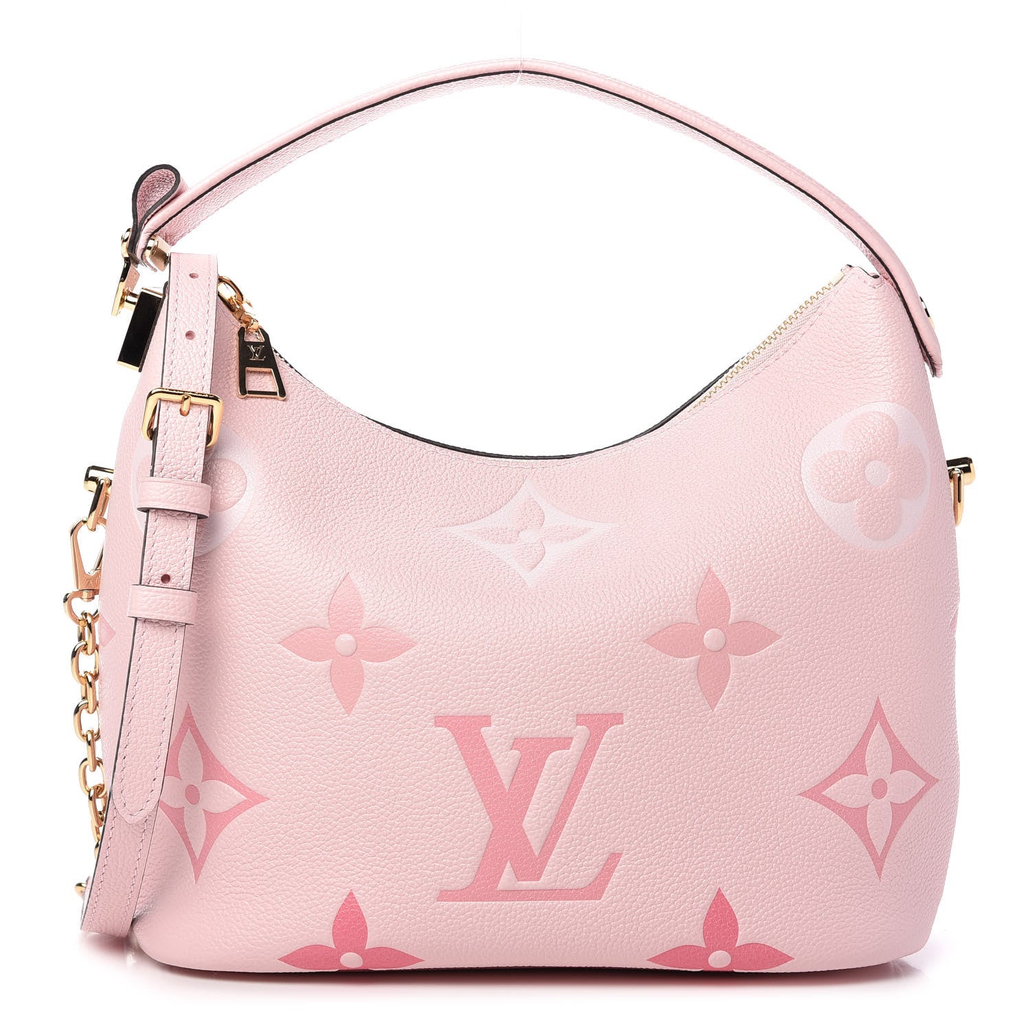 Louis Vuitton Empreinte Monogram Giant By The Pool Marshmallow Hobo PM Bouton De Rose 1 of 9