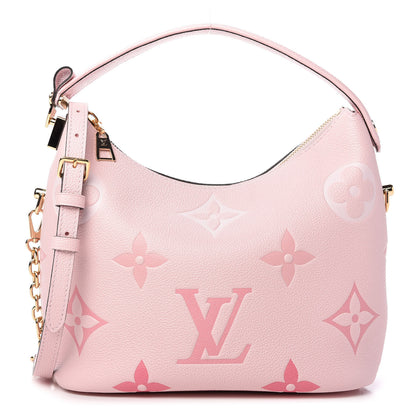 Louis Vuitton Empreinte Monogram Giant By The Pool Marshmallow Hobo PM Bouton De Rose 1 of 9