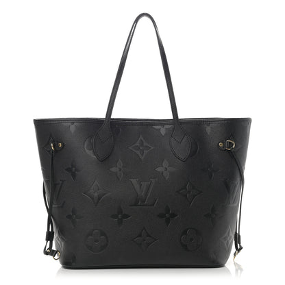 Louis Vuitton Empreinte Monogram Giant Neverfull MM Black 3 of 10