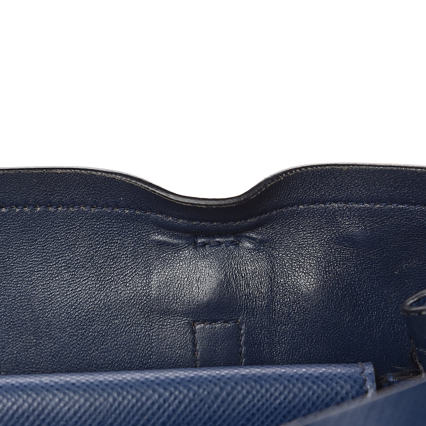Saffiano Cuir Medium Double Handle Tote Bluette