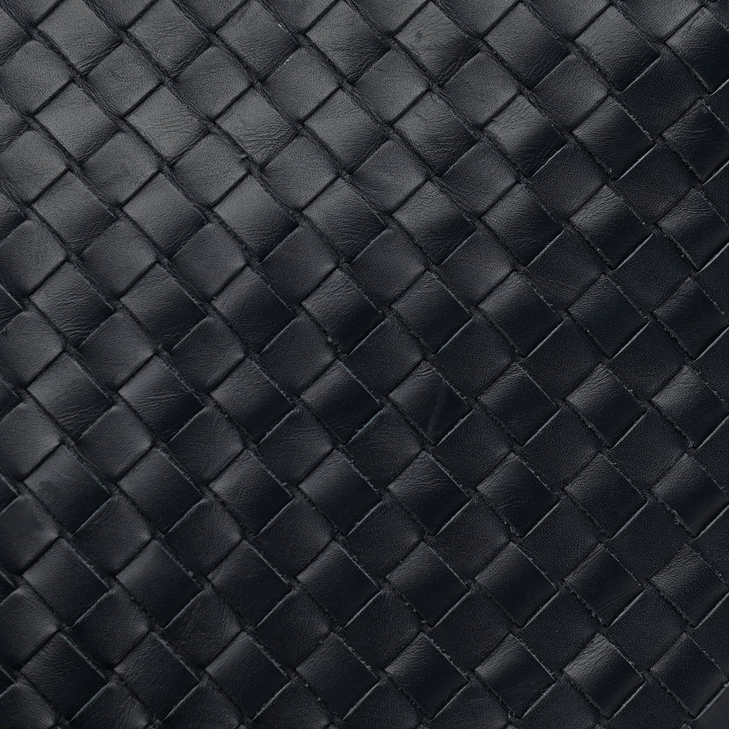 Bottega Veneta Nappa Intrecciato Crossbody Messenger Bag Navy 8 of 14